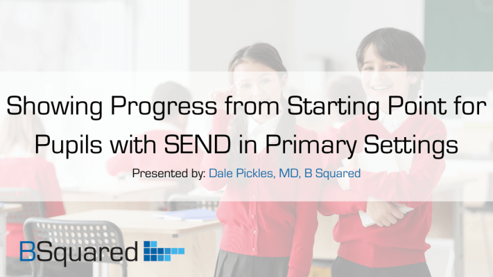 Progress from Starting Point for pupils with SEND in Primary Settings